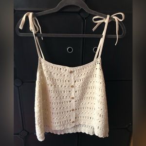 American Eagle crochet tank